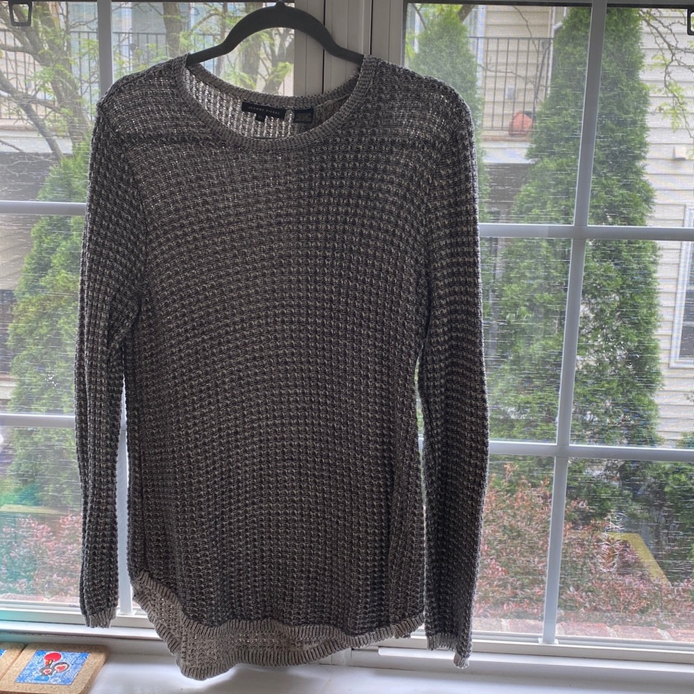 Jean Pierre sweater grey/black 100% cotton xl $12
